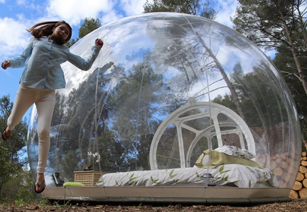 glamping bubble tent near me