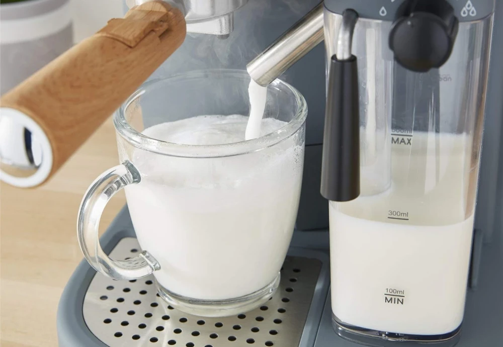 espresso machine with steam wand