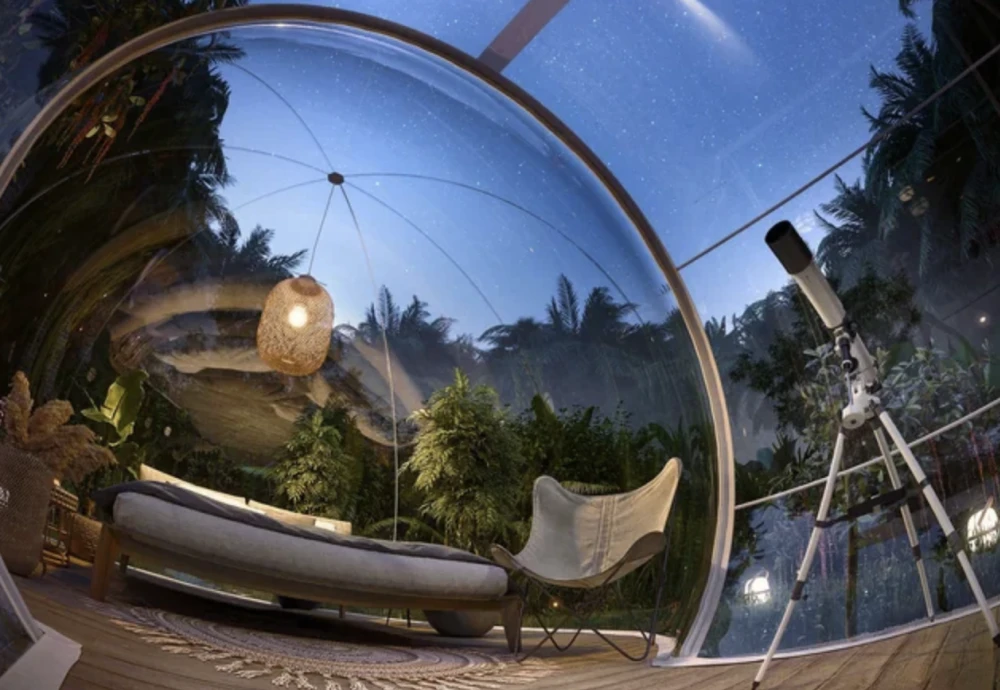 stargazing bubble dome tent