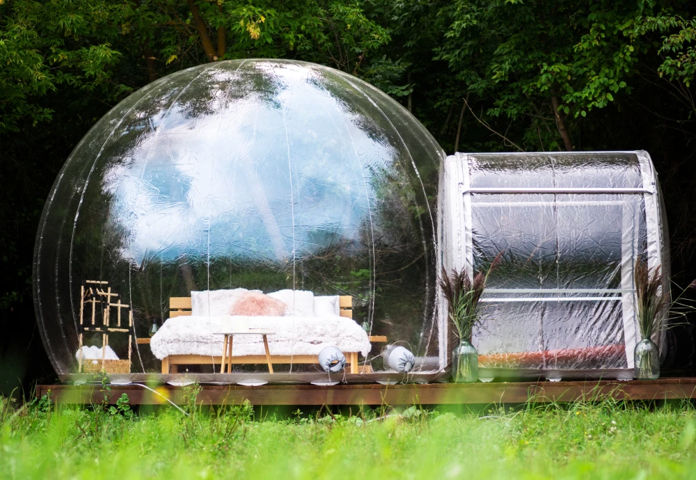 transparent crystal tents